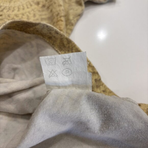 Large Cappopera Vintage T Shirt Scoop Neck Short Sleeve Cotton Soft Patterned - Picture 11 of 11